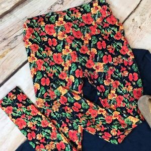 LuLaRoe Leggings Flower Print